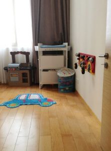 how to place a busyboard safely in the nursery