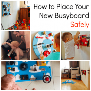 How to place a busyboard safely: different options research